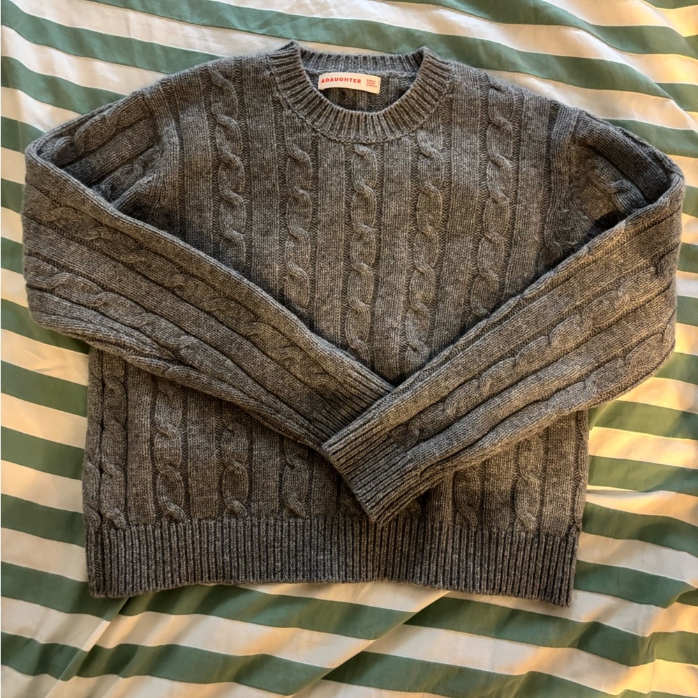 &daughter Carrow Cable Geelong Crewneck